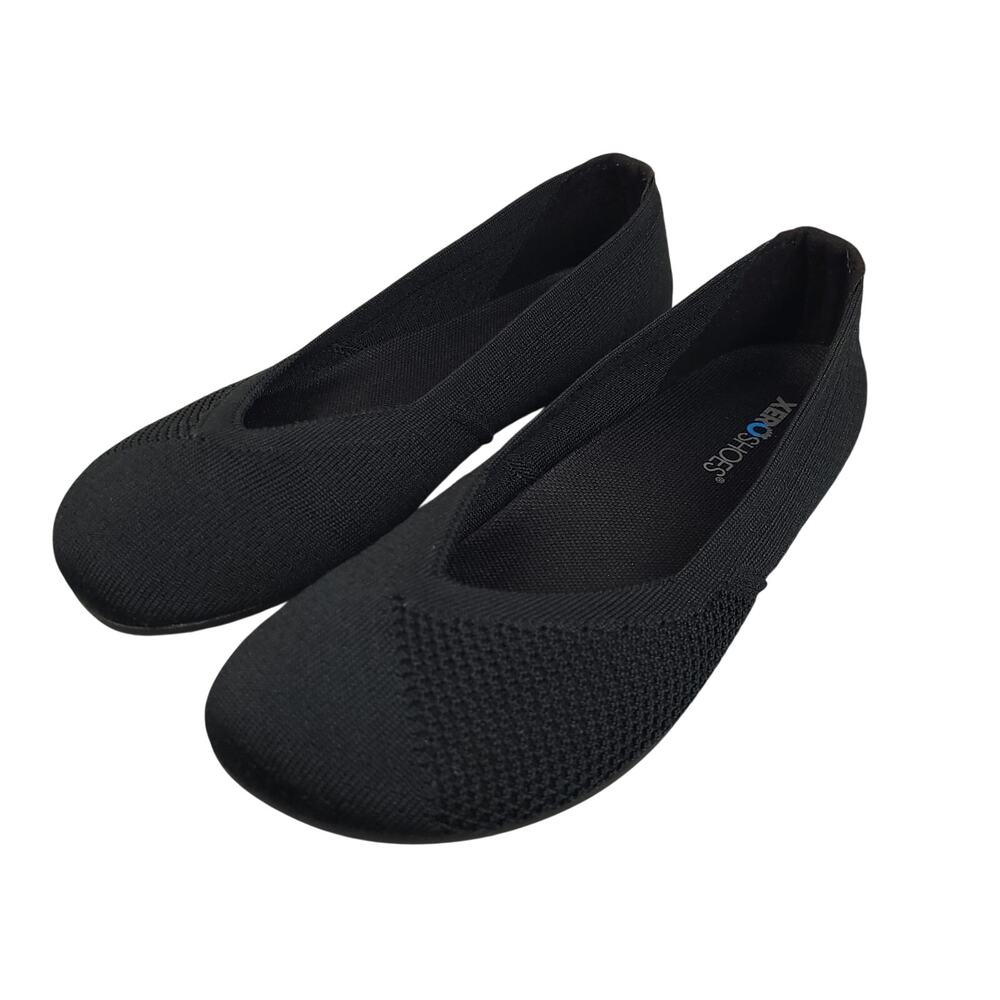 Xero Shoes Phoenix Knit Ballet Flats Womens 7.5 Black Barefoot Minimalist EUC - Picture 8 of 11